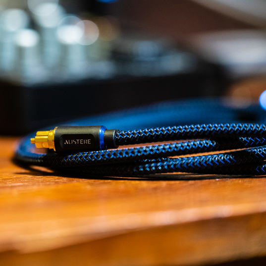 Austere V Series Optical Audio Cable 2.0m - Black - Austere V Series optical audio 2.0m  cable - Top