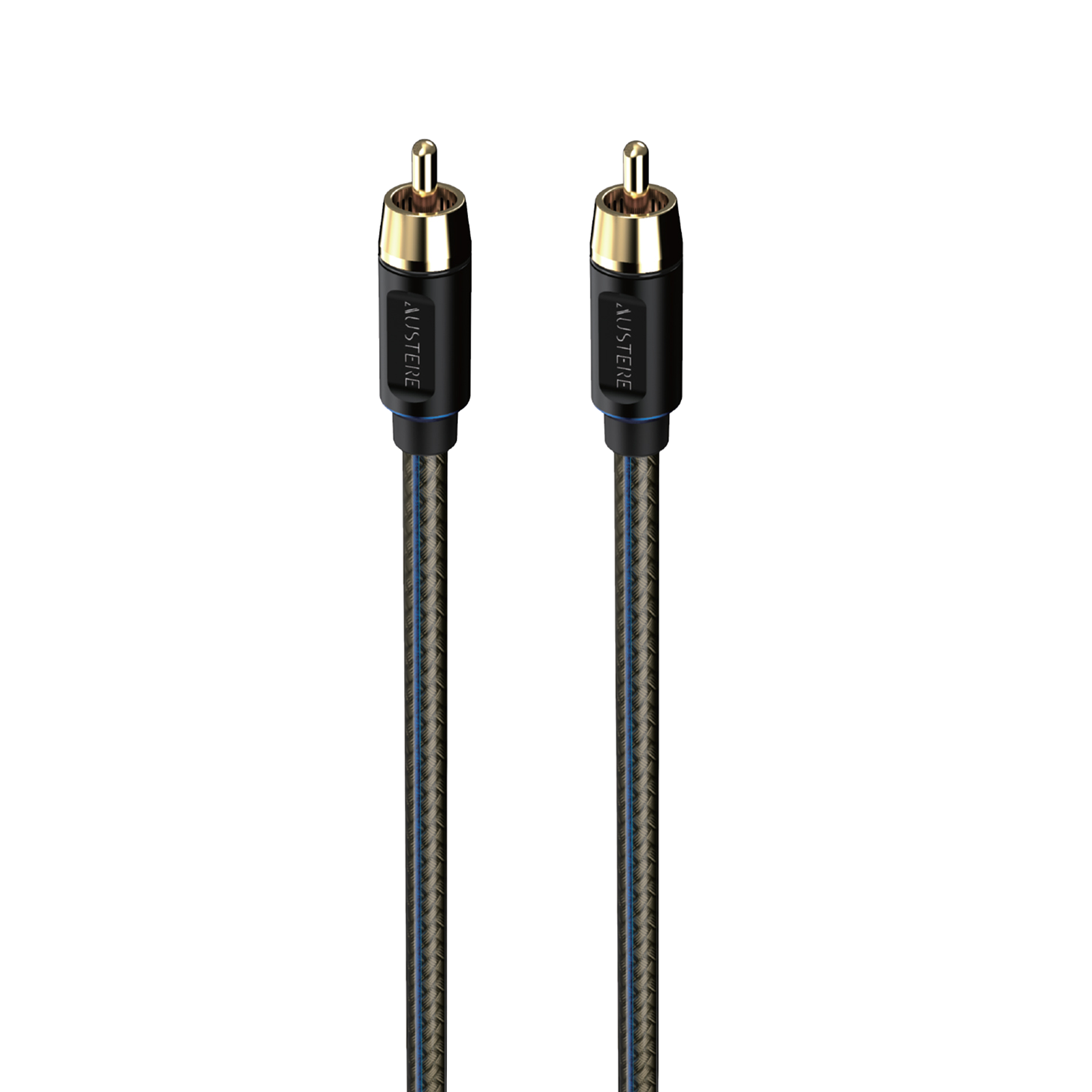 Austere V Series Subwoofer Cable - 5 Meter (16.4 Ft) Gold Connectors, Flexible For Home Theater