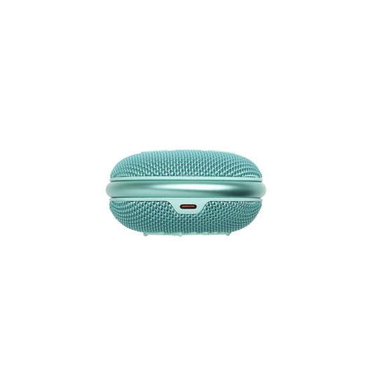 JBL Clip 4 - Teal - Ultra-portable Waterproof Speaker - Bottom