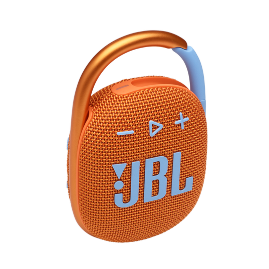 JBL Clip 4 - Orange - Ultra-portable Waterproof Speaker - Hero