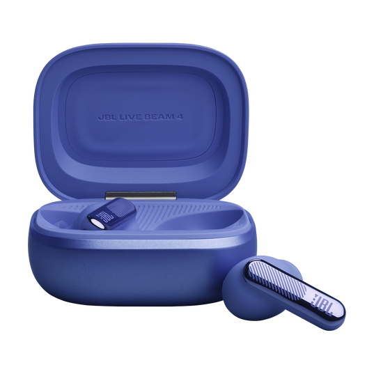 JBL Live Beam 4 - Blue - True wireless Noise Cancelling earbuds - Bottom
