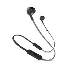 JBL Tune 205BT - Green - Wireless Earbud headphones - Hero JBL Tune 205BT - Green - Wireless Earbud headphones - Hero