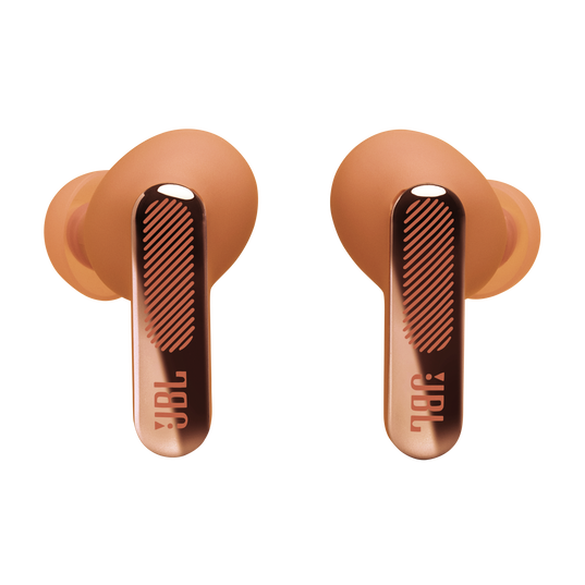 JBL Live Beam 4 - Orange - True wireless Noise Cancelling earbuds - Front
