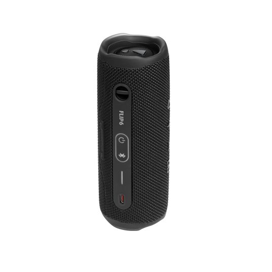 JBL Flip 6 - Black - Portable Waterproof Speaker - Back
