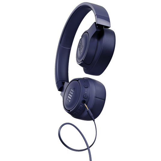 JBL Tune 750BTNC - Blue - Wireless Over-Ear ANC Headphones - Detailshot 7