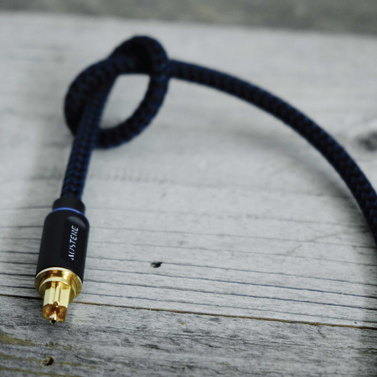 Austere V Series Optical Audio Cable 2.0m - Black - Austere V Series optical audio 2.0m  cable - Left