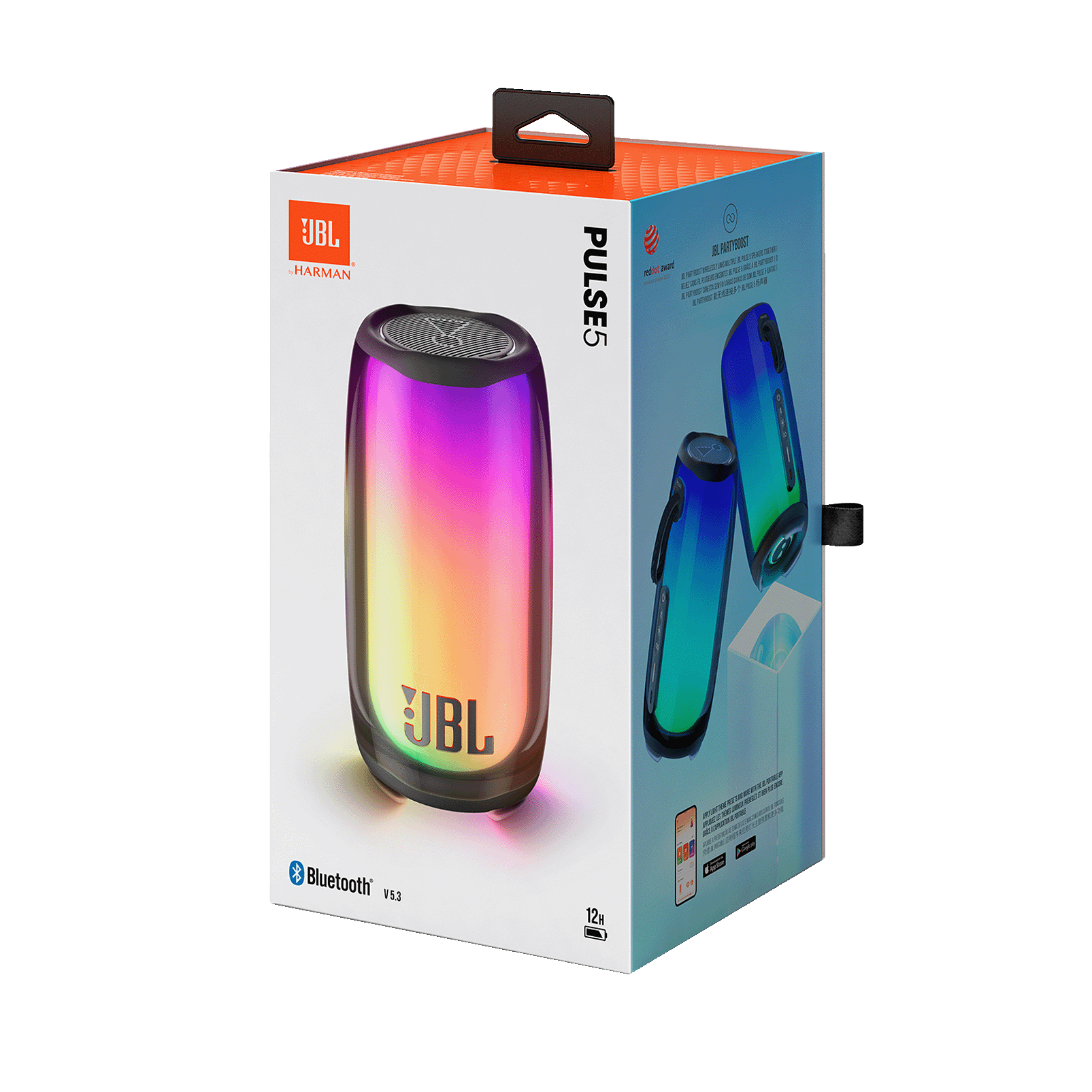 JBL Pulse 5   Portable Bluetooth speaker with light show