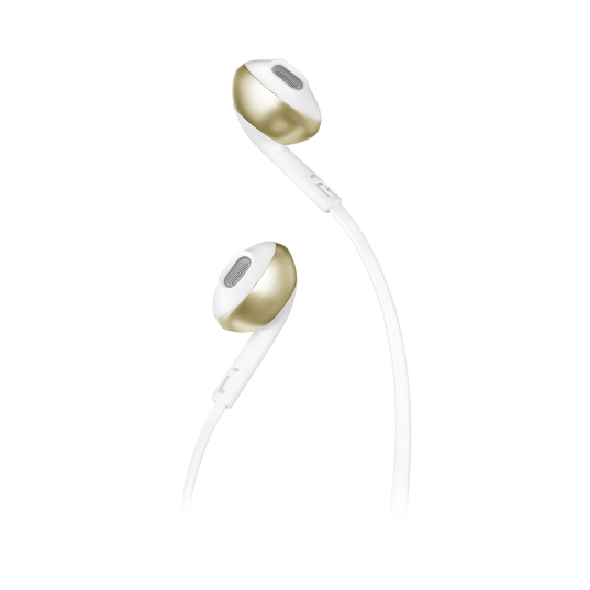 JBL Tune 205BT - Champagne Gold - Wireless Earbud headphones - Detailshot 1