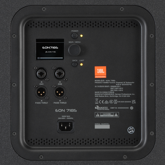 Subwoofer activo JBL EON 718S - Pro Audio Sistemas