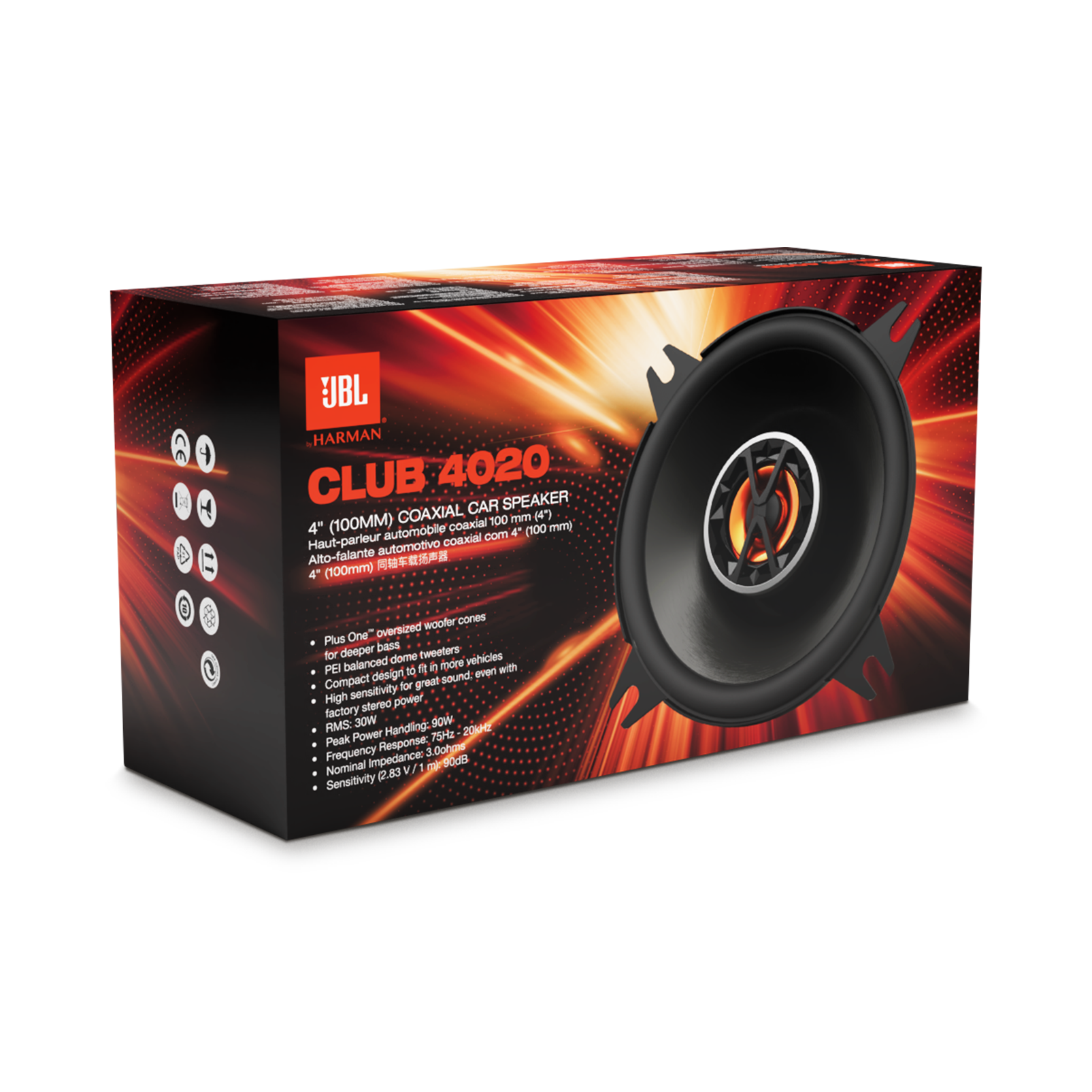 JBL スピーカー　CLUB 620F バッフル付き　4個 JBL Club 620F Club Series 6-1/2