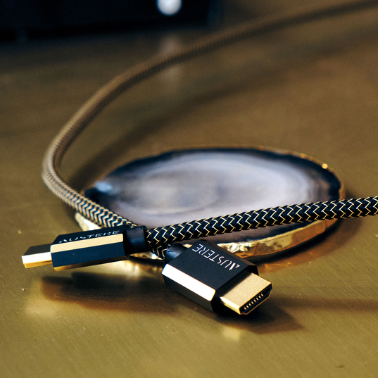 Austere III Series 4K HDMI Cable 2.5m - Black - Austere III series 4K HDMI 2.5m cable - Front
