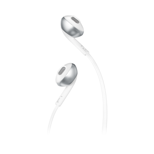 JBL Tune 205BT - Silver - Wireless Earbud headphones - Detailshot 1