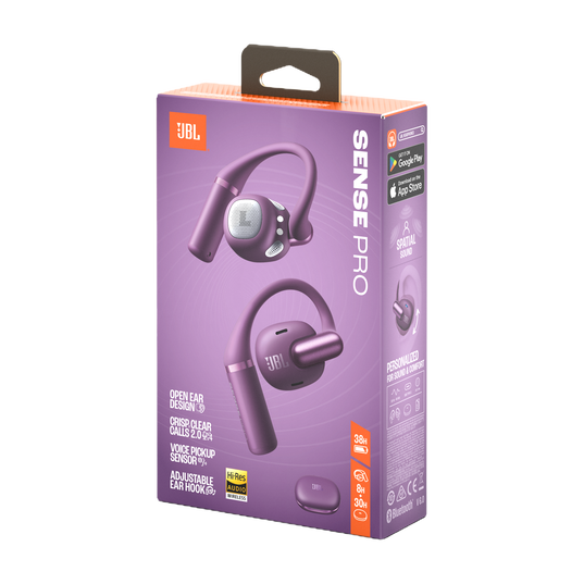 JBL Sense Pro - Purple - True wireless open-ear headphones - Detailshot 15