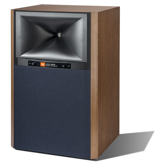 4329P Studio Monitor Powered Loudspeaker System - Natural Walnut - Powered Bookshelf Loudspeaker System - Top