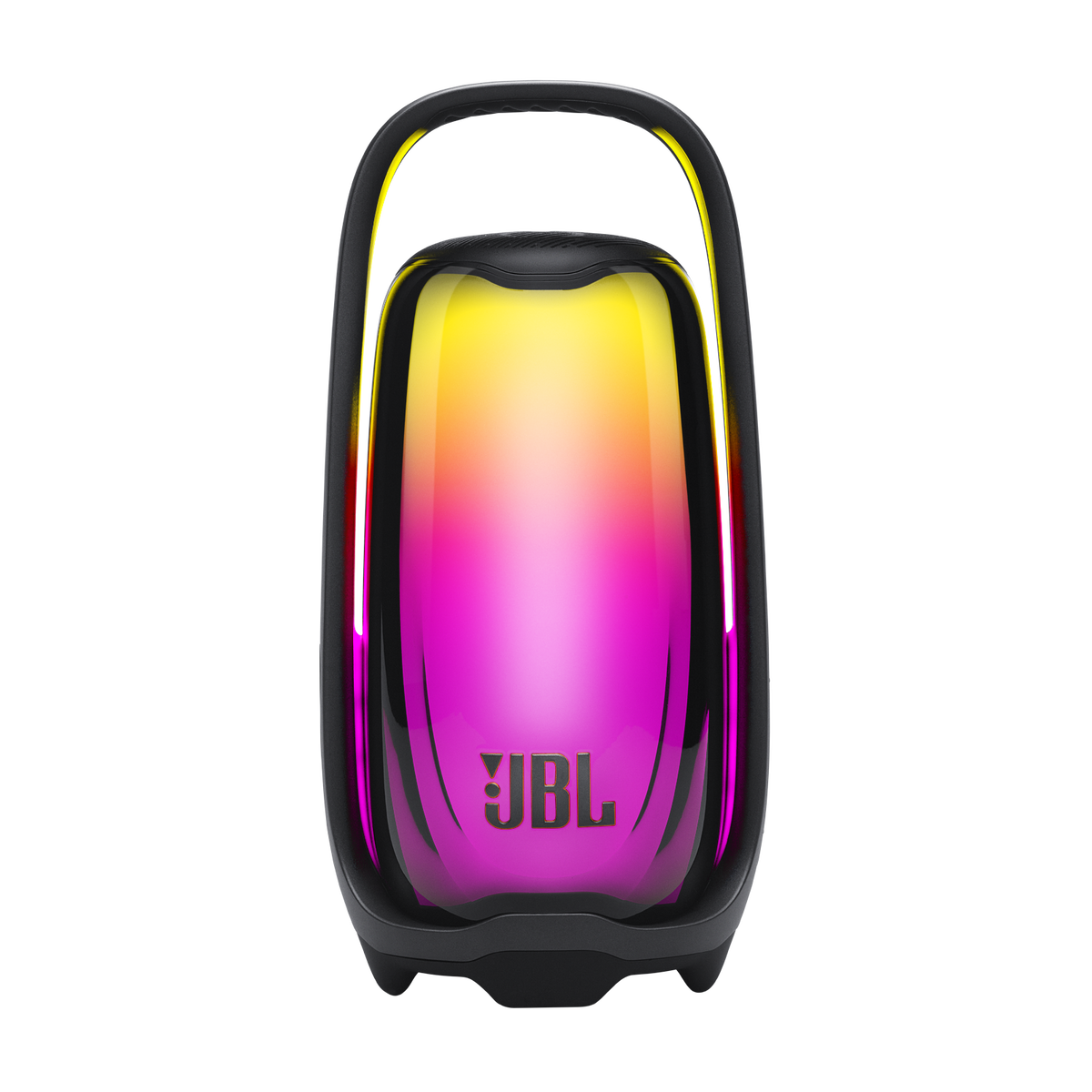 조명이 켜진 JBL Pulse 6 정면 공식 제품 이미지