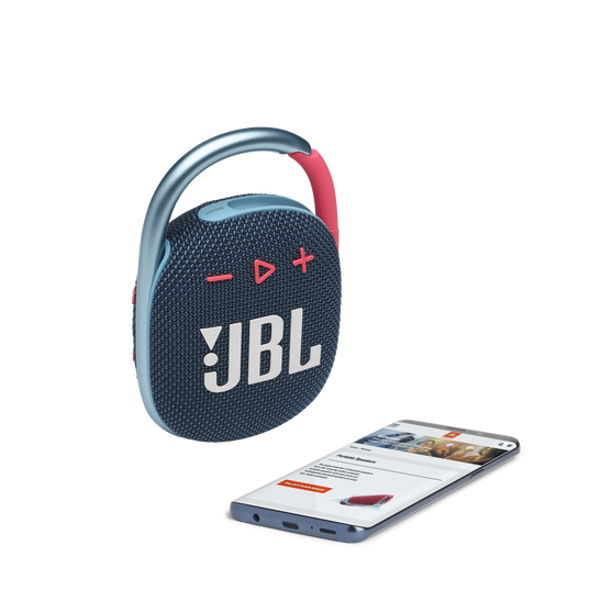 JBL Clip 4 - Blue / Pink - Ultra-portable Waterproof Speaker - Detailshot 2