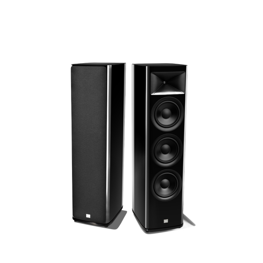 HDI-3800 - Black Gloss - 2 ½-way Triple 8-inch (200mm) Floorstanding Loudspeaker - Detailshot 1