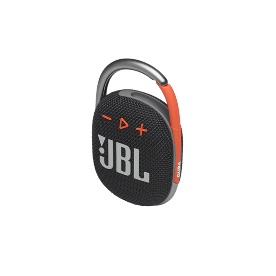 JBL Clip 4 - Black / Orange - Ultra-portable Waterproof Speaker - Detailshot 2