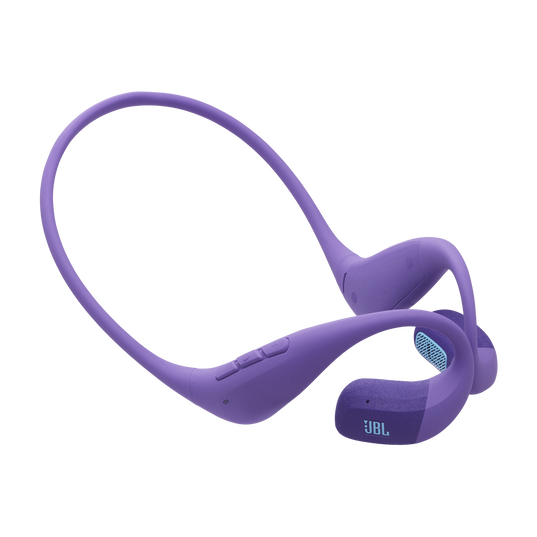 JBL Endurance Pace - Purple - Open-Ear Sport Headphones - Hero