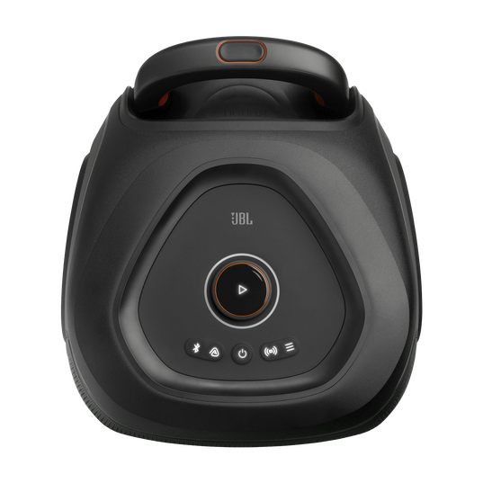 JBL PartyBox 330 - Black - Portable party speaker with JBL legendary sound, futuristic lighting, a telescopic handle and wide wheels. - Top