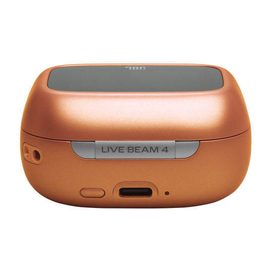 JBL Live Beam 4 - Orange - True wireless Noise Cancelling earbuds - Detailshot 2