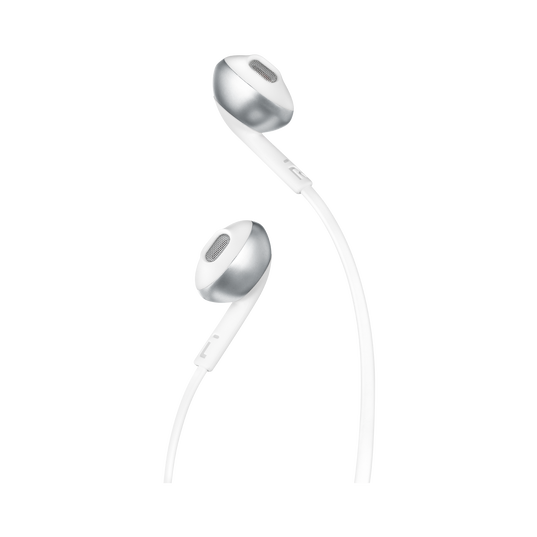 JBL Tune 205 - Chrome - Earbud headphones - Detailshot 1