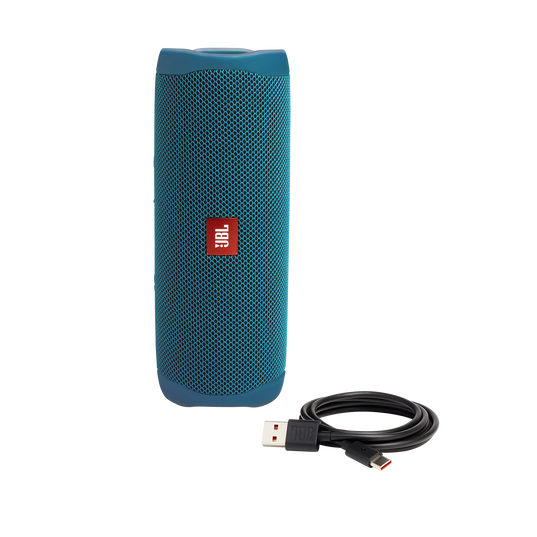 JBL Flip 5 Eco edition - Ocean Blue - Portable Speaker - Eco edition - Detailshot 2