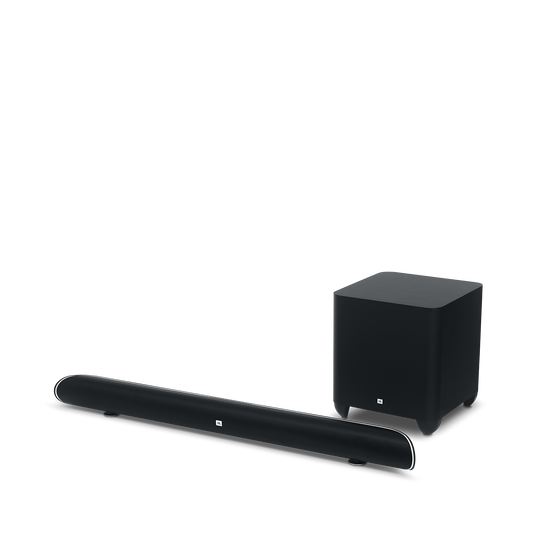 JBL Cinema SB 450 - Black - 4K Ultra-HD soundbar with wireless subwoofer. - Hero