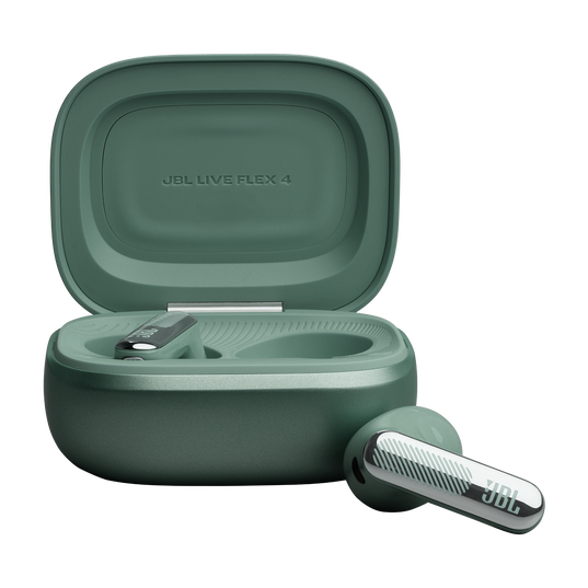 JBL Live Flex 4 - Green - True wireless Noise Cancelling earbuds - Bottom
