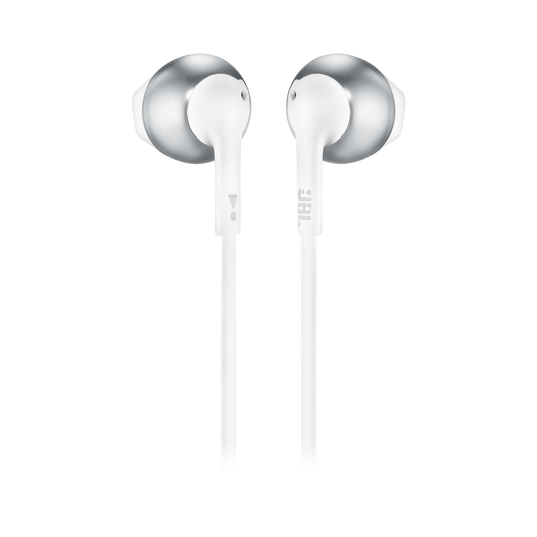 JBL Tune 205BT - Silver - Wireless Earbud headphones - Back
