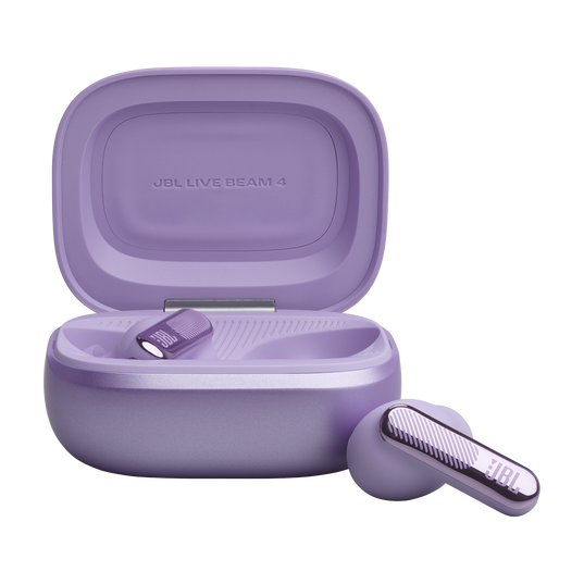 JBL Live Beam 4 - Purple - True wireless Noise Cancelling earbuds - Bottom