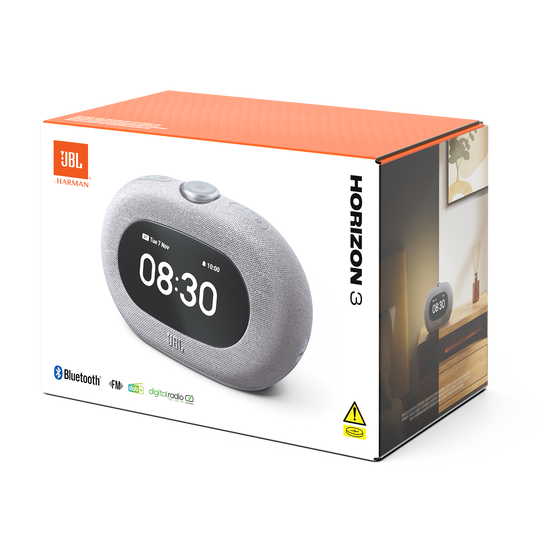 JBL Horizon 3 with FM | Bluetooth® clock radio speaker with FM