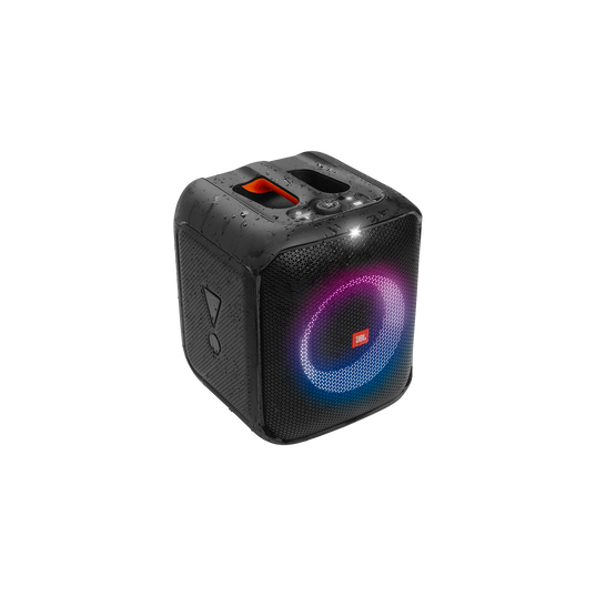 JBL Partybox Encore Essential - Black - Portable party speaker with powerful 100W sound, built-in dynamic light show, and splash proof design. - Detailshot 1