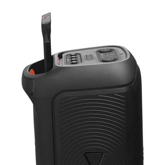JBL PartyBox Stage 320 - Black - Portable party speaker with wheels - Detailshot 2