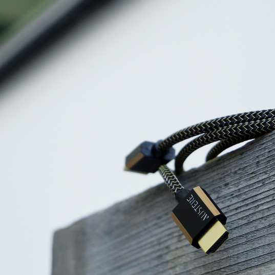 Austere III Series 4K HDMI Cable 2.5m - Black - Austere III series 4K HDMI 2.5m cable - Back