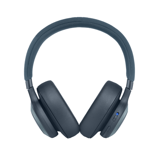 JBL E65BTNC - Blue - Wireless over-ear noise-cancelling headphones - Front