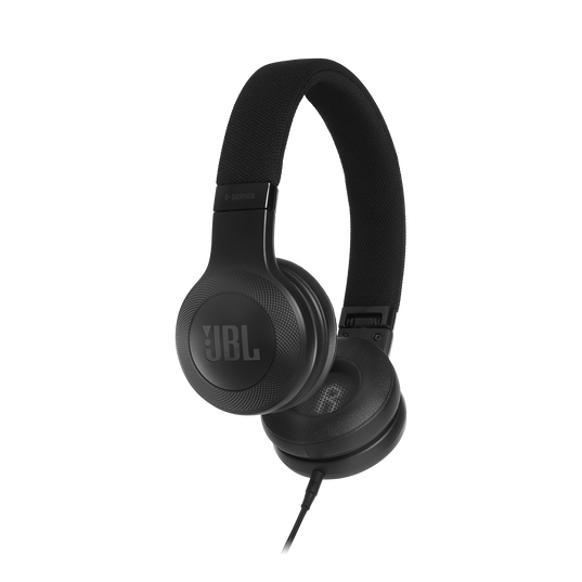 E35 - Black - On-ear headphones - Hero