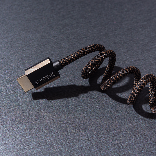 Austere III Series 4K HDMI Cable 2.5m - Black - Austere III series 4K HDMI 2.5m cable - Left