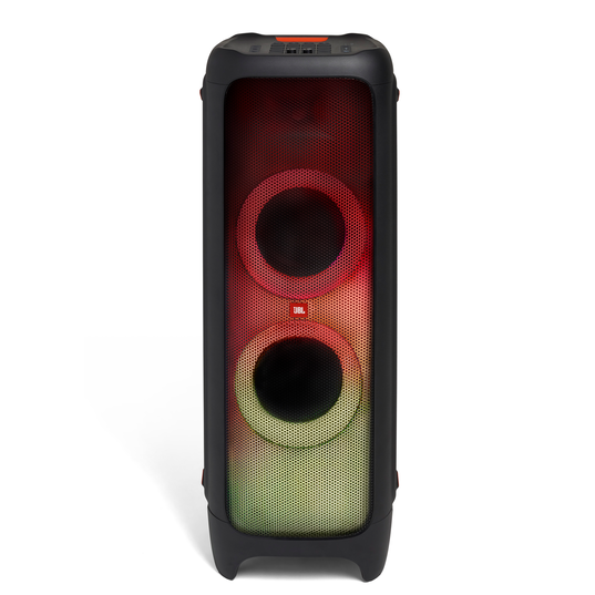JBL PartyBox 1000 - Black - Powerful Bluetooth party speaker with full panel light effects - Front