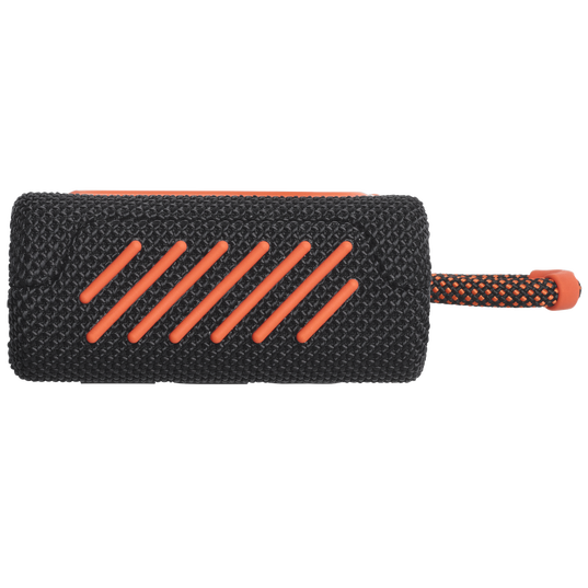 JBL Go 3 - Black / Orange - Portable Waterproof Speaker - Bottom