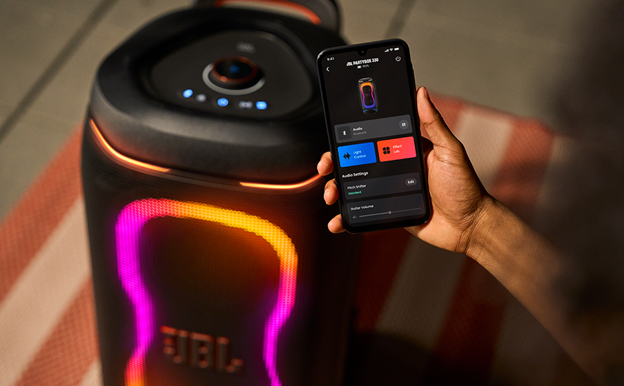 Adaptive futuristic lightshow