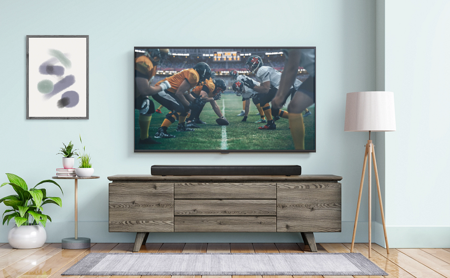 Built-in subwoofer