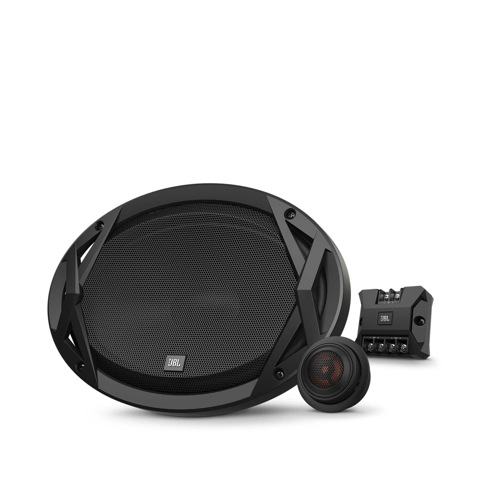 Club 9600c - Black - 6"x9" (152mm x 230mm) component speaker system - Hero