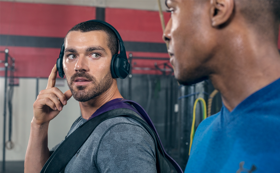 UA Sport Wireless Train – Engineered by JBL | Wireless on-ear headphone  built for the gym